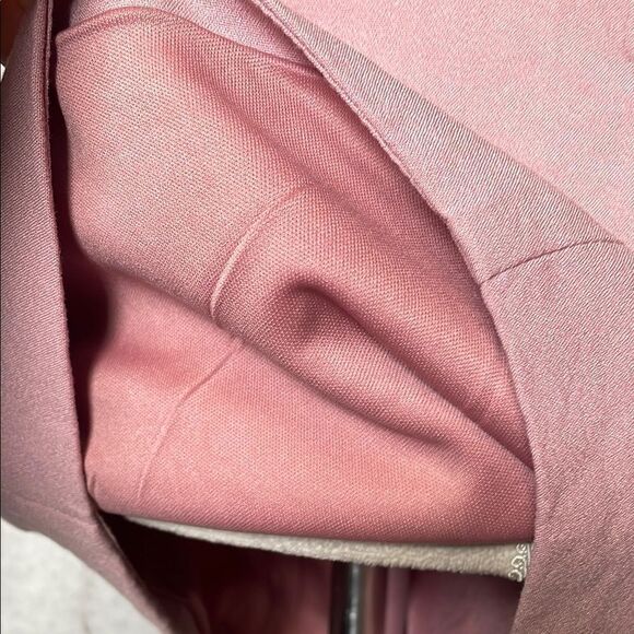 Princess Polly Rose Pink Linen Mini Skirt w/Slit (Size: 2) - Picture 8 of 12